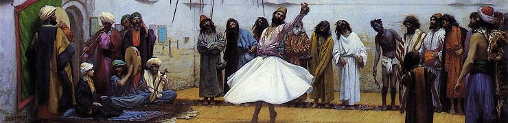 Les Derviches tourneurs de Jean-L&eacute;on G&eacute;r&ocirc;me